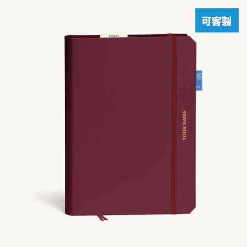 ana tomy 【客製化禮物】Bordeaux 波爾多酒紅 客制化筆記本