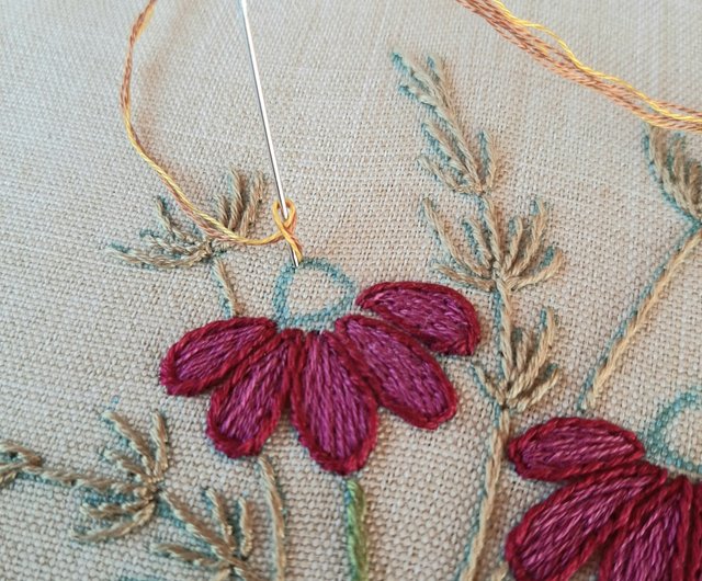 デジタル】刺繡 蝴蝶 手刺繍 DIY、花柄 pdf - ショップ
