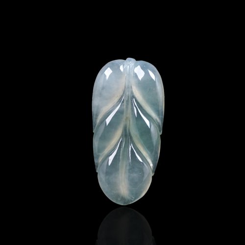 瓔珞珠寶盒 E.L.Jewelry Box 【一葉致富】冰種飄綠翡翠葉子 | 天然緬甸玉A貨翡翠 | 送禮