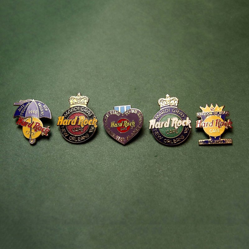 Tsubasa.Y Ancient House Hard Rock Pin (five models), badge pin brooch accessories - Badges & Pins - Other Metals 