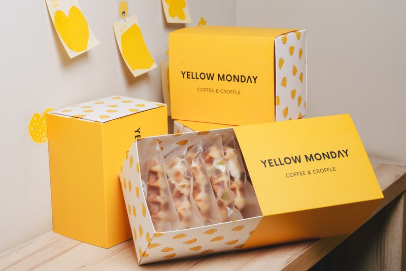 Frozen croissant waffles mixed mochi six-piece gift box - เค้กและของหวาน - วัสดุอื่นๆ 