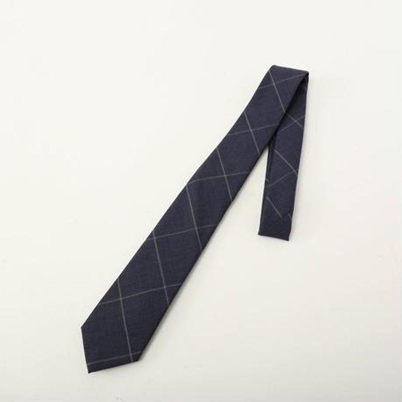 window pane tie tie - Ties & Tie Clips - Other Materials Blue