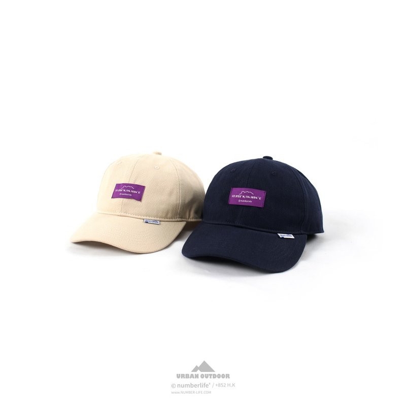 香港品牌 Urban Outdoor系列 坐標 獅子山砂洗棒球帽 - 帽子 - 棉．麻 多色