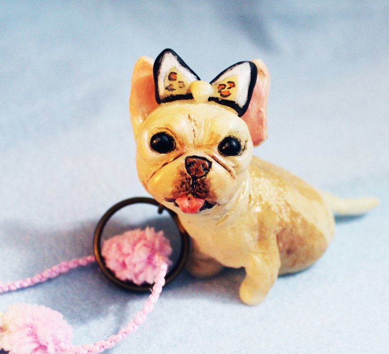 [Moses's warehouse] custom pet keychain (systemic 5 cm high) - Keychains - Clay 