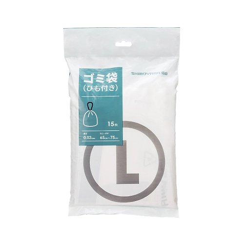 日本霜山 SHIMOYAMA 日本霜山 抽繩式自動收口垃圾袋(45L)-L-45張