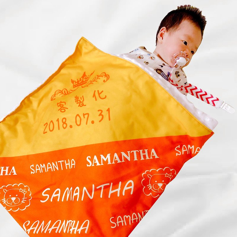 Custom baby bubble blanket - Bedding - Polyester Orange