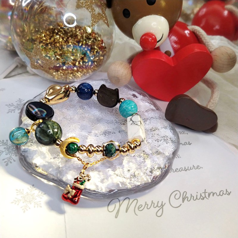 Christmas Aromatherapy Crystal Bracelet - สร้อยข้อมือ - คริสตัล 