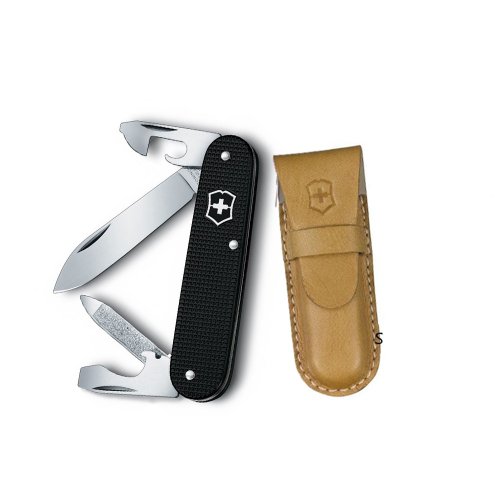 城市視角 VICTORINOX 瑞士維氏 Alox 8用瑞士刀附刀套/黑 0.2600.L1223