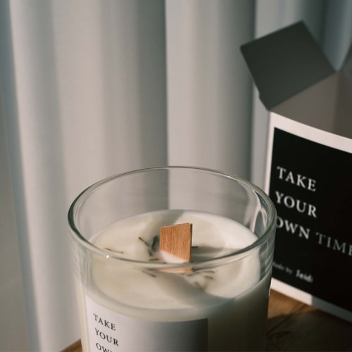 ぷよキャンドル G9 ゆっくりしようよ/ジンジャーウッディー シニカル木芯アロマ