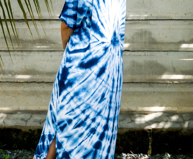tie dye dress short