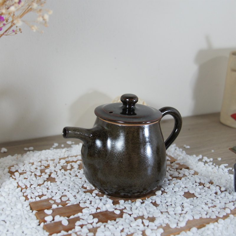 Wujin teapot - capacity about 180ml - Teapots & Teacups - Pottery Black