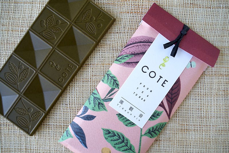 【COTE Tea Chocolate】Taiwanese Tea_Muzha Zhengyi Tieguanyin - Chocolate - Fresh Ingredients 