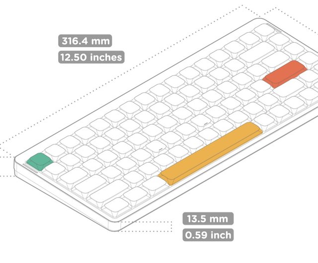 公式】Nuphy Air75 V2 ワイヤレスメカニカルキーボード | Bluetooth | Mac | Win | iPad | Android  - ショップ NuPhy【公式】 PCアクセサリー - Pinkoi