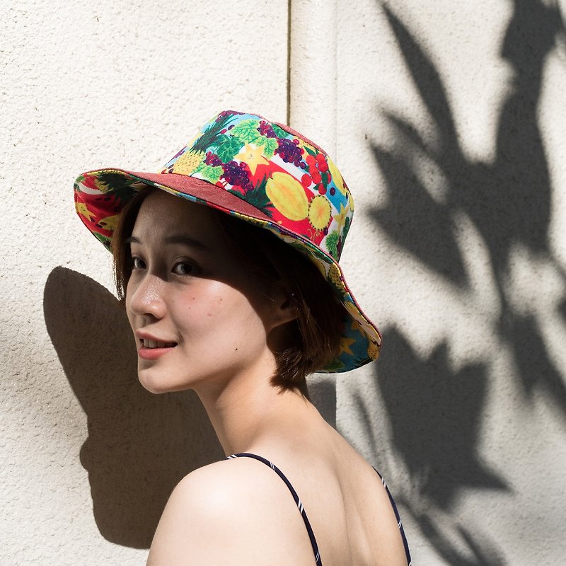 【The MAMA's Closet】Fruits / Sun Hat - หมวก - เส้นใยสังเคราะห์ หลากหลายสี