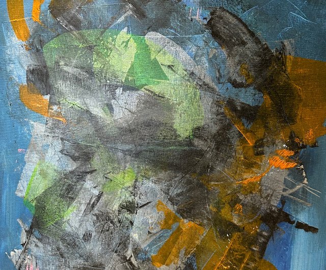 抽象アクリル画 黒地 赤 黄 目」 アート 絵画 抽象画 アクリル画 鬼 絵画 ao 通販 14527037