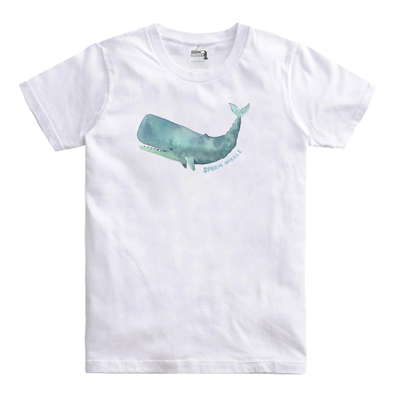 sperm whale-T-shirt - Unisex Hoodies & T-Shirts - Cotton & Hemp White