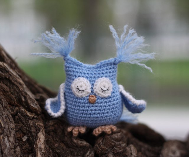 Crochet owl, Crochet owl Stuffed toy, owl toy, knitted owl, Cute plush owl  - Shop NovichataArtCrochet Kids' Toys - Pinkoi