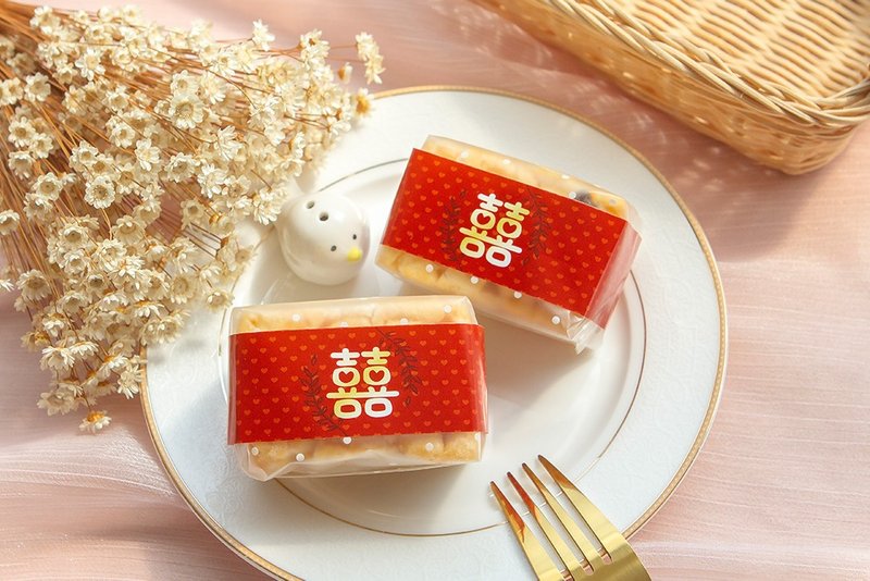點點磨砂袋裝沙琪瑪 婚禮小物 位上禮 二次進場 迎賓禮 - 零食/點心 - 新鮮食材 多色