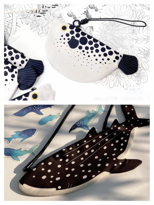 MARIです ジンベイザメ ショルダーバッグ 馬形埴輪 MARIです