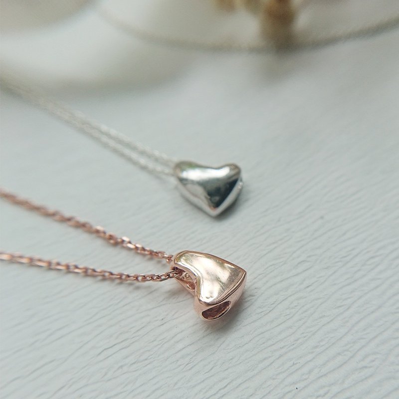 About Love-Multiple Love Appearance- Dual-purpose Love Necklace Clavicle Chain - สร้อยคอทรง Collar - โลหะ สีเงิน