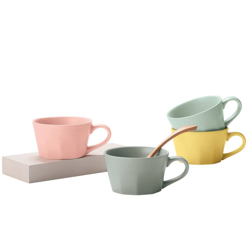日本で有名なノベルティ商品 コーヒー・ティー・スープ 9oz カラフル 4点セット - 茶壺/茶杯/茶具 - 陶 多色