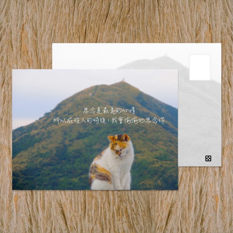 No.A18 postcard/ secretly miss you/ buy 10 get 1 free - การ์ด/โปสการ์ด - กระดาษ หลากหลายสี