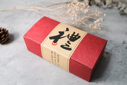 禾果鮮果乾 【禾果】 典雅紅色果乾小禮盒(內含4包果乾)