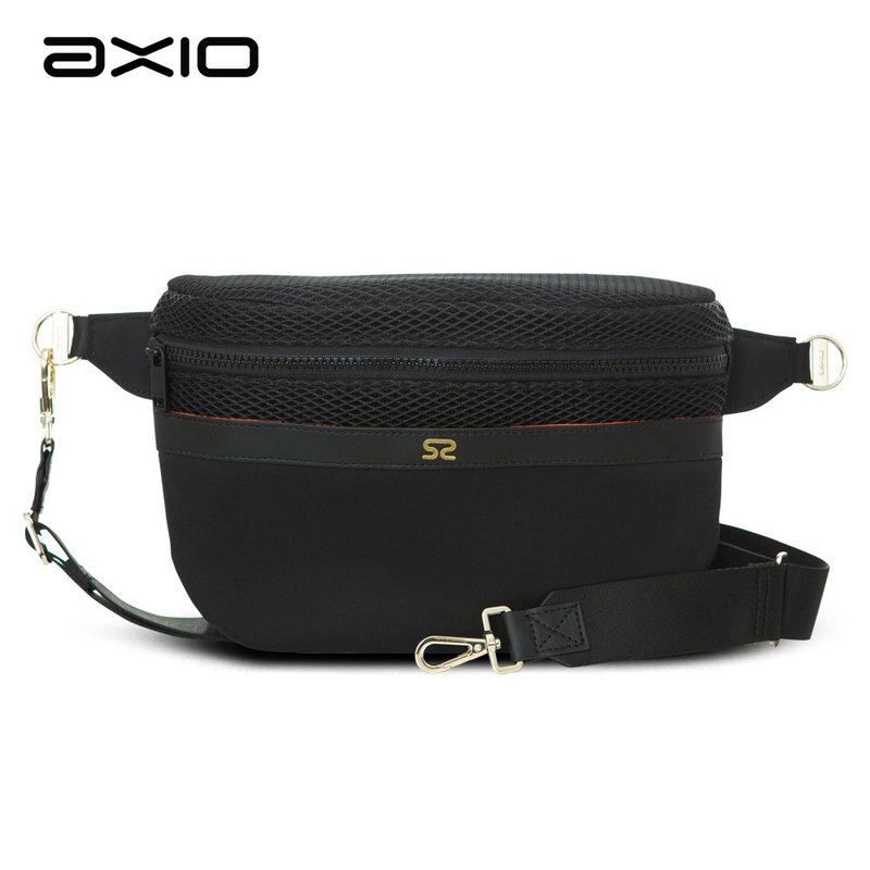 AXIO Tara Waistbag Lightweight Casual Chest Bag (ATW-447) - Messenger Bags & Sling Bags - Other Materials Black