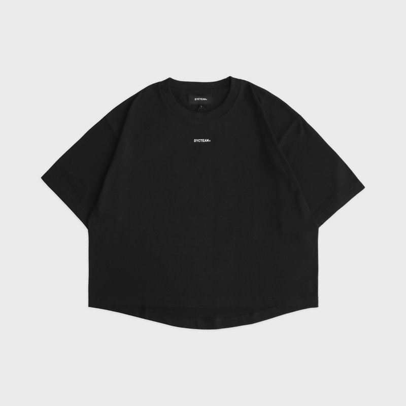 DYCTEAM  - LOGO tee 短版 (black) - 女 T 恤 - 其他材質 黑色