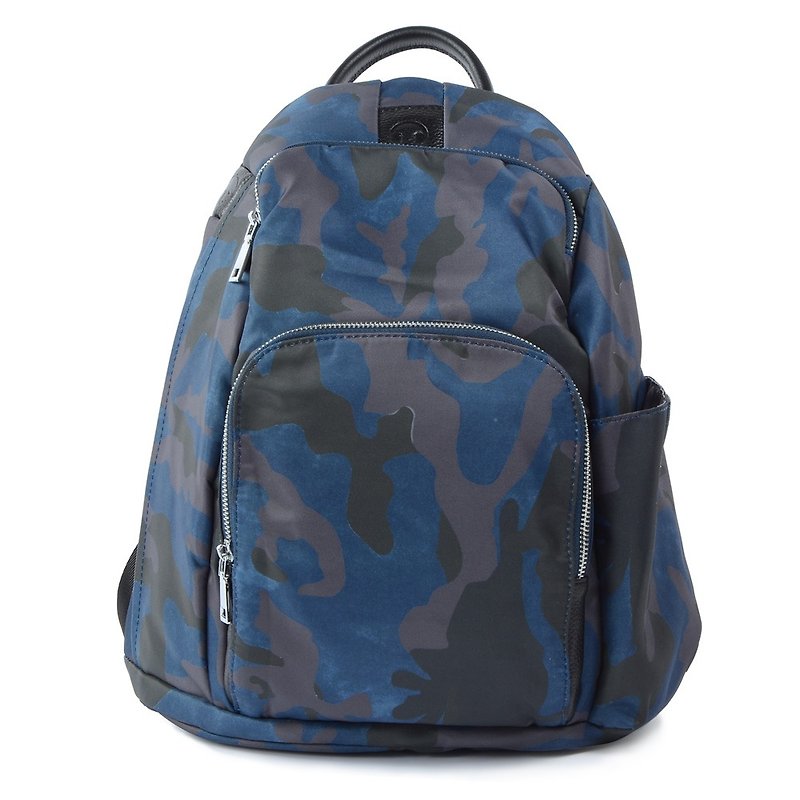 FUGUE Origin Smart Anti-Theft Backpack - Spain Travel Anti-Theft - Camouflage Blue - Backpacks - Waterproof Material 