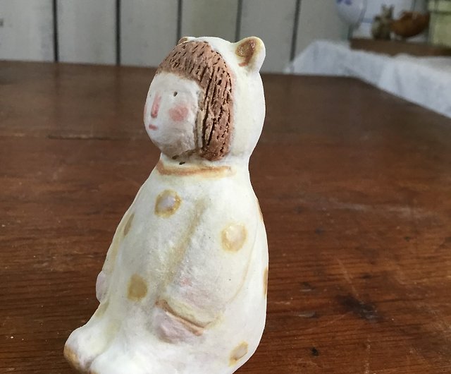 陶器人形/おしり女の子 - ショップ hikari_pottery 人形・フィギュア - Pinkoi