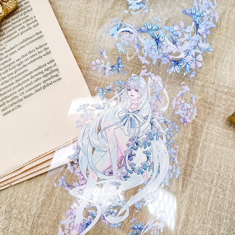 NO.462 優游月色Blue Flower Fairy 1  / 紙膠帶 Masking Tape