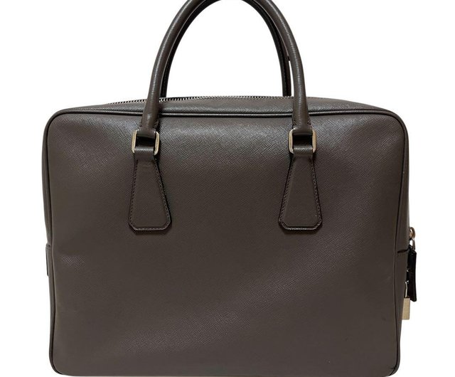 PRADA サフィアーノレザー ブリーフケース ビジネス プラダ/PRADA/サフィアーノ/ブリーフケース/ビジネスバッグ
