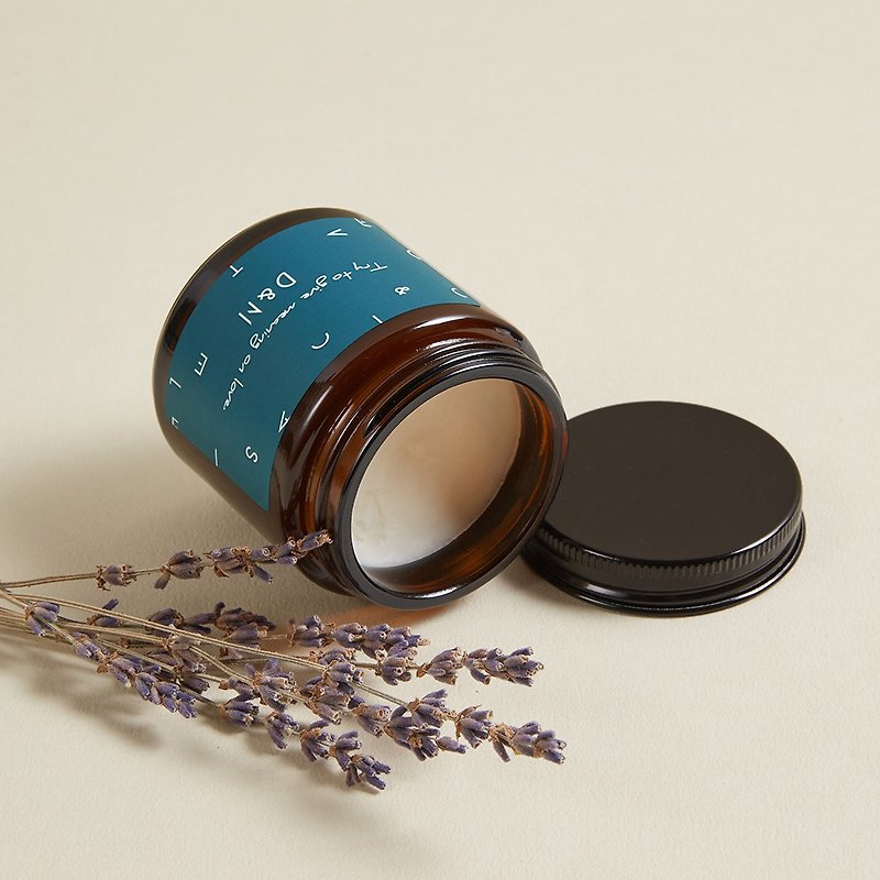 D&M essential oil scented candle (for melting Wax lamps) 100g Floral Fragrance | Lavender/Geranium - เทียน/เชิงเทียน - ขี้ผึ้ง 