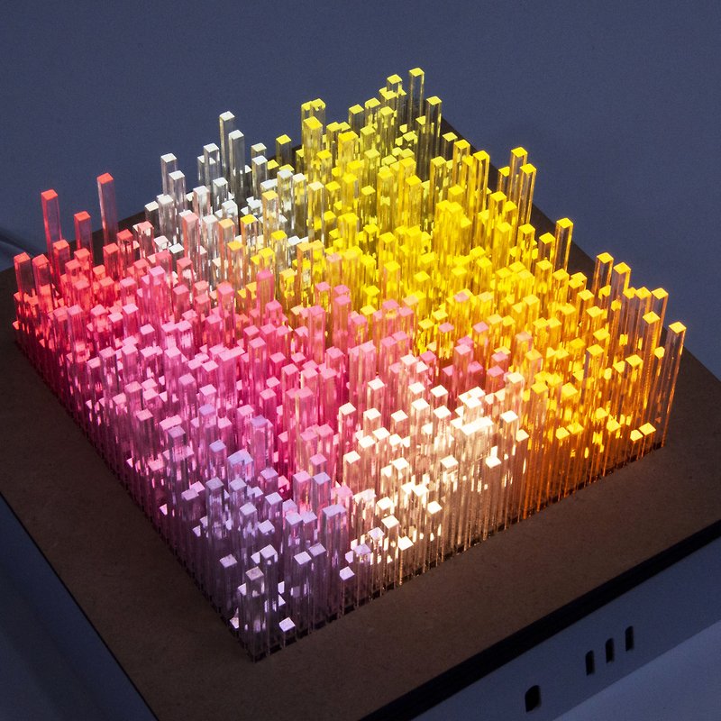 Colonnade of light 01 - Lighting - Plastic Multicolor