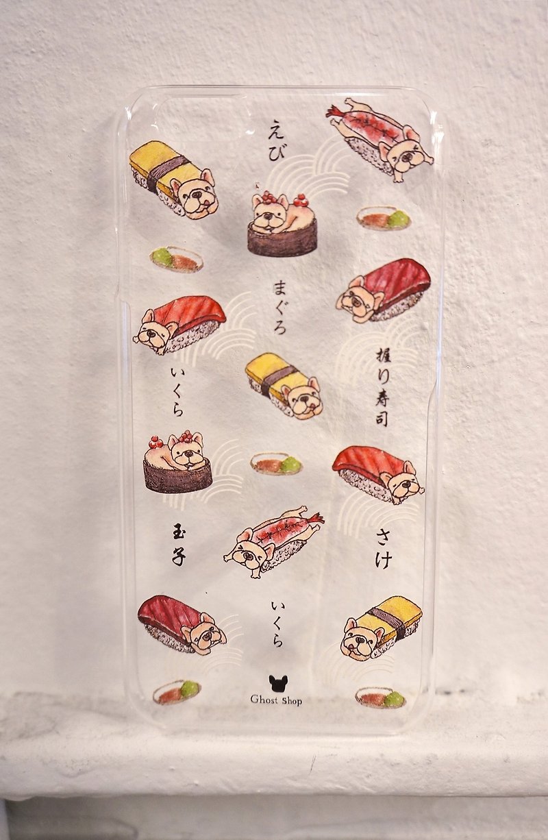 (sold out) i6 plus / i6s plus mobile phone case - Fa Dou Sushi (transparent) - เคส/ซองมือถือ - พลาสติก 