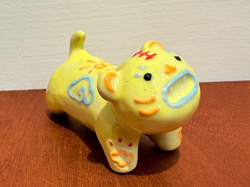 迷你小老虎 - 擺飾/家飾品 - 陶 黃色