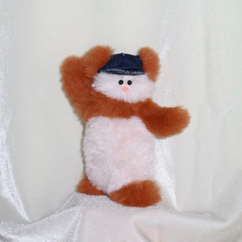 Don't move! A-B yo Bear keyring_orange - 鑰匙圈/鑰匙包 - 其他材質 橘色