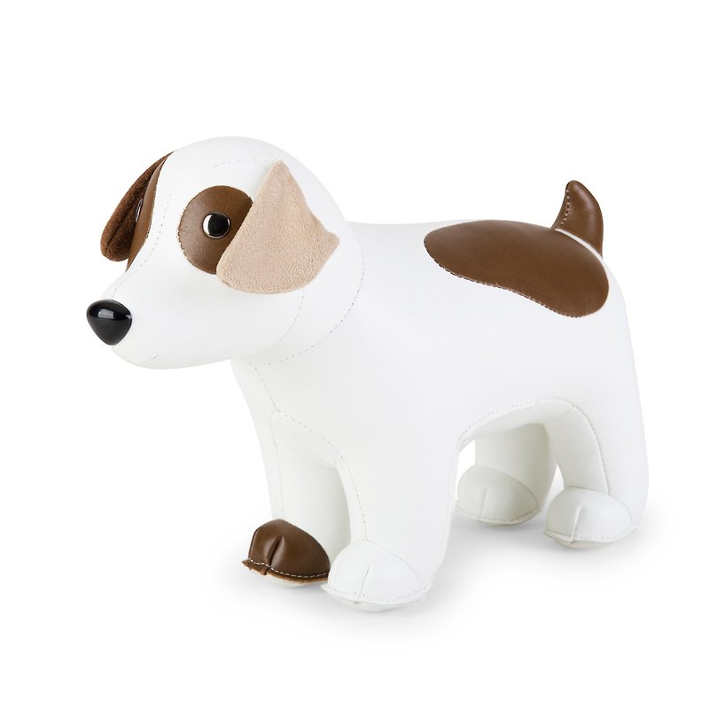Zuny - Russell Terrier 羅素梗犬造型動物書擋 - 裝飾/擺設  - 人造皮革 多色