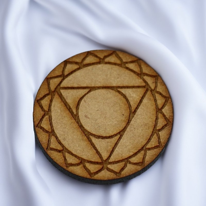 (Customized magic product) Xin Yu Yuan Wood Talisman (Chakra Series Throat Chakra) (Graduation Gift) - Other - Wood Khaki