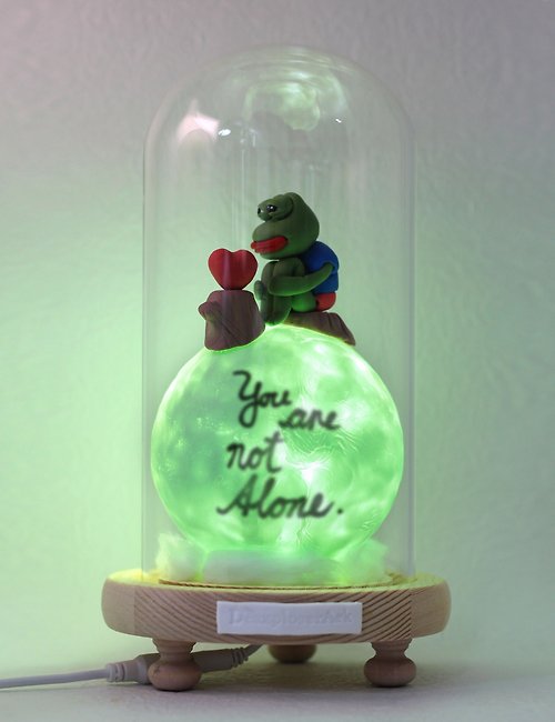 deexplorerworkshop pepe青蛙星球密語燈,最貼心的禮物,角色系列