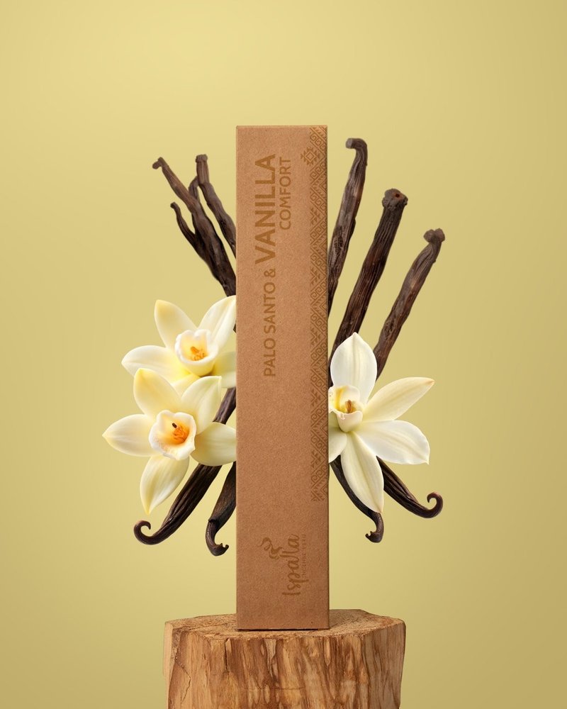 Ispalla Palo Santo & Vanilla 聖木&香草 線香 10支 秘魯聖木線: - 香氛/精油/擴香 - 其他材質 灰色