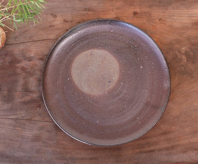 備前焼　お皿 備前焼 丸皿 31，5cm - アイリス備前焼陶房のオンラインショップ