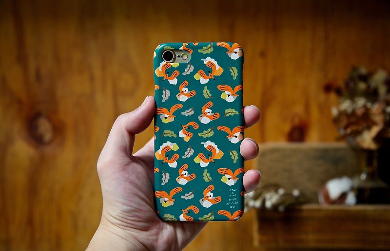 Bird in the leaves iPhone case - green - Phone Cases - Plastic Multicolor