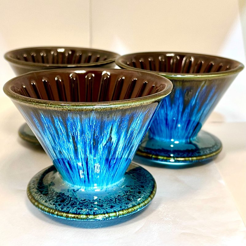 【Dali Kiln】Colorful Poseidon's Eye and Tianmu (Second Burning Version - Please Select by Private Message) Coffee Filter Cup - เครื่องทำกาแฟ - เครื่องลายคราม 