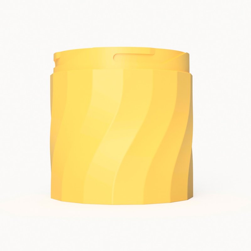 Wattle組件∣瓶身環節_左旋_黃色 - 水瓶/水壺 - 塑膠 黃色