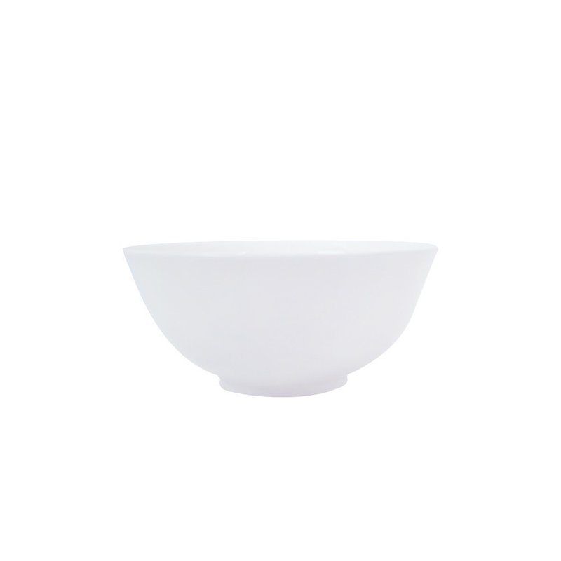 Chinese White 中式純白骨瓷飯碗(13cm) - 碗 - 瓷 白色