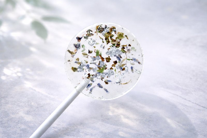 Designer Lollipop – Herbal Glimmer - Snacks - Fresh Ingredients Green