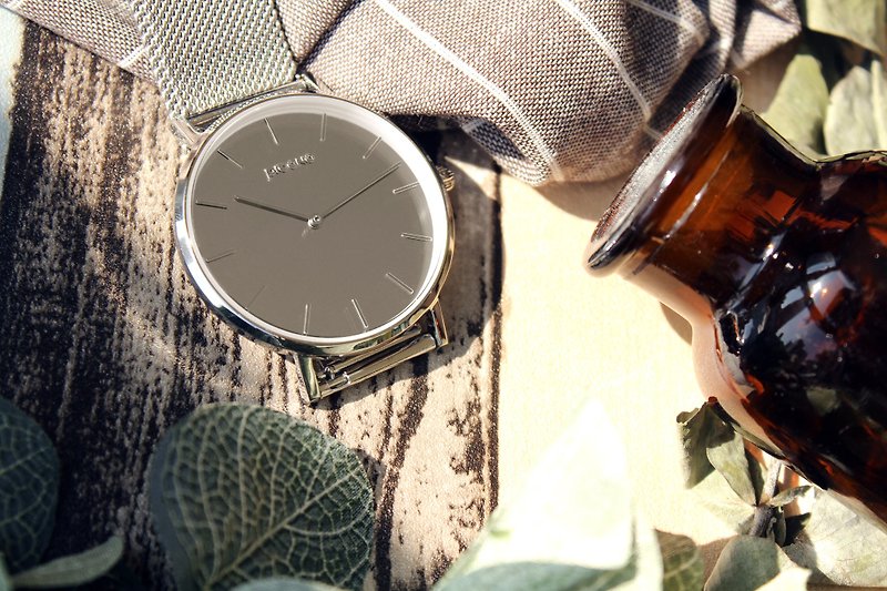 Mirror T minimalist fashion collection / FX-7101 - Men's & Unisex Watches - Stainless Steel 