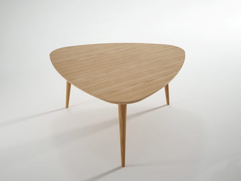三脚コーヒーテーブルオークピークコーヒーテーブル - その他の家具 - 木製 